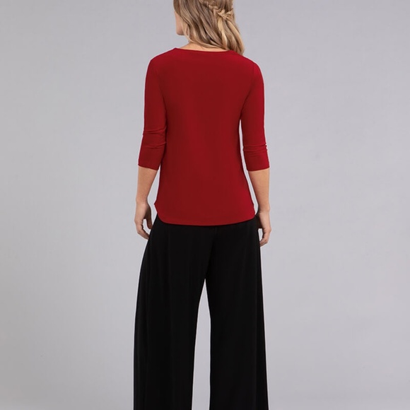 Sympli Red Women's Top - Picture 8 of 10